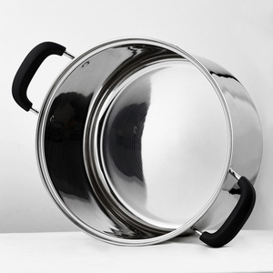Ensemble de marmites en acier inoxydable de 26cm à 32cm de haut Ensemble de marmites à soupe bon marché Ustensiles de cuisine pour marmites chaudes pour la vente en gros - Product Image 4
