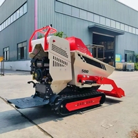 Mini-dumper sur chenilles hydraulique auto-chargeur pour travaux de terrassement, 500 kg, mini-chargeuse compacte, chargeur frontal, moment de charge élevé