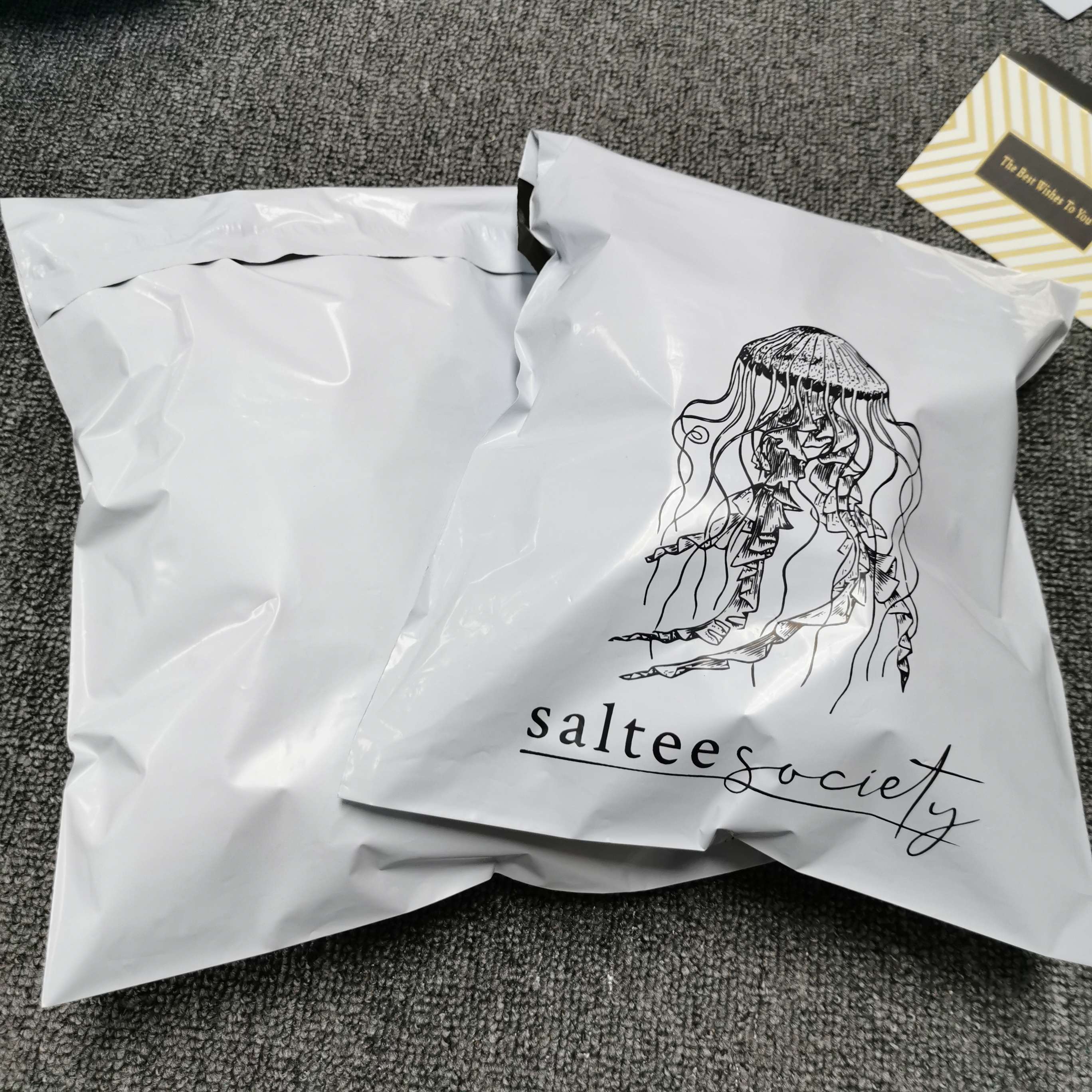 Биоразлагаемые пакеты от производителя, биоразлагаемые почтовые пакеты, почтовые пакеты из кукурузного крахмала