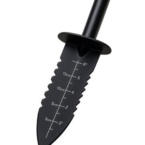 Pala de detector de metales resistente de asistencia de diseño personalizado con paleta manual de detección y excavación de metales de borde dentado Doble - Product Image 1