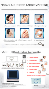 Machine à <span class=keywords><strong>laser</strong></span> diode 980 nm 6+1 pour le rajeunissement de la peau, l'eczéma, l'herpès, la <span class=keywords><strong>lipolyse</strong></span>, <span class=keywords><strong>prix</strong></span> d'usine, machine à <span class=keywords><strong>laser</strong></span> diode 980 nm - Product Image 5