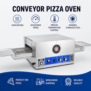 Horno <span class=keywords><strong>de</strong></span> Convección Eléctrico Comercial con Circulación <span class=keywords><strong>de</strong></span> Aire Caliente <span class=keywords><strong>para</strong></span> Restaurantes, Horno <span class=keywords><strong>para</strong></span> Hornear, Tostar y Pizza - Product Image 5