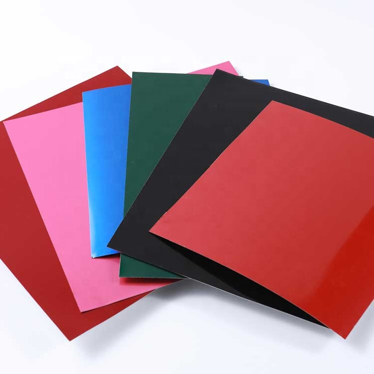 Pre painted Black color coated aluminum plate 3003 aluminum plate for food carts