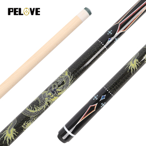 Vente en gros de queue de <span class=keywords><strong>billard</strong></span> de tournoi de haute qualité, modèle Dragon147cm, en deux parties, en bouleau et érable, avec joint en acier inoxydable et manchon de poignée - Product Image 4