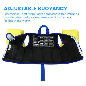 <span class=keywords><strong>Chaleco</strong></span> de Natación para Niños Pequeños, Flotadores para Bebés de 15 a 30 kg, Chaqueta de Natación con Alas para Brazos para Niños y Niñas de <span class=keywords><strong>2</strong></span>, 3, 4, 5 y 6 <span class=keywords><strong>Años</strong></span>, Aprendizaje de Natación - Product Image 5