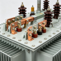 Transformateur de distribution de puissance immergé dans l'huile, hermétique, haute efficacité, triphasé 35 kV, S20-M-3150/35, LEEEC