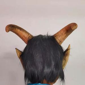 Horror Face Devil Masks Halloween Scary Demon Latex Ghost Mask Máscaras de goma para juego de rol <span class=keywords><strong>Lucifer</strong></span> - Product Image 5