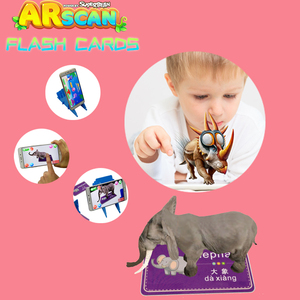 Giáo Dục Trẻ Em Đa Chức Năng AR 3D <span class=keywords><strong>4D</strong></span> <span class=keywords><strong>Flash</strong></span> <span class=keywords><strong>Card</strong></span> Đồ Chơi Công Cụ Thẻ Poker Trò Chơi Động Vật Thẻ Ma Thuật Cho Trẻ Em Học Tập Thông Minh - Product Image 4