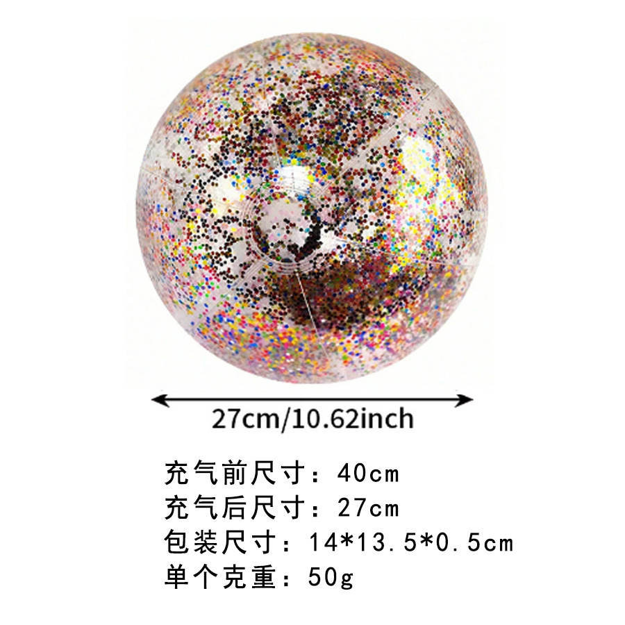 Bola de lentejuelas de color de 40 cm.