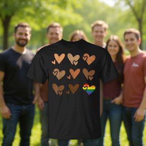 Camiseta promocional del Orgullo Gay LGBTQ+ de Brown Skin Lives Matter BLM - Product Image 3