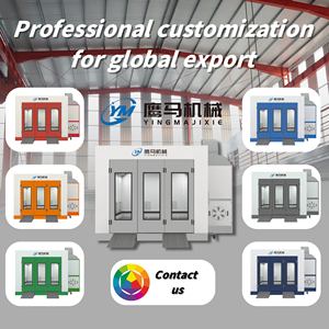 자동차 휴대용 자동차 도장 부스 자동차 수리 장비 자동차 스프레이 부스 판매용 워터 커튼 스프레이 부스 - Product Image 3