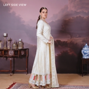 Elegante Conjunto de Traje Anarkali Bordado Estilo Pakistaní para Mujer, Diseño de Palazzo con Dupatta, Vestido Étnico para Fiesta - Product Image 1
