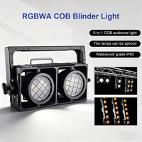 Projecteur Blinder RZ IP65 2x300W RGBAW 5-en-1 COB Étanche avec Écran Tactile LCD pour Scène, DJ, Discothèque, Événements et Fêtes
