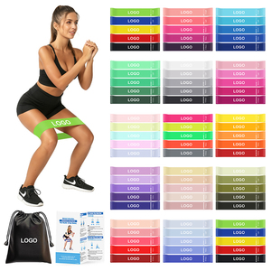 Bandes de résistance en latex mini-loop de couleur personnalisée, OEM, marque privée, bandes de fitness, logo personnalisé, fabricant de bandes pour les fessiers - Product Image 1