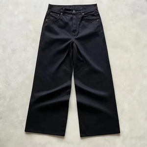 <span class=keywords><strong>Jeans</strong></span> YOUMI da Uomo in Denim Grezzo con Cuciture a Vista, Gamba Dritta, Tinta Unita <span class=keywords><strong>Bianco</strong></span> Nero, Stile Vintage per l'Estate e lo Streetwear - Product Image 2