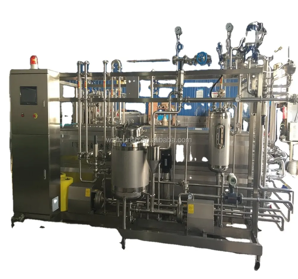 Stainless Steel UHT Tubular Type Sterilizer For Condensed Milk