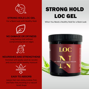 <span class=keywords><strong>Gel</strong></span> <span class=keywords><strong>per</strong></span> Trecce Loc N <span class=keywords><strong>Gel</strong></span> a Marchio Privato, Lunga Durata, Non Bianca - Product Image 3