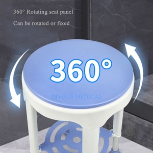 Chaise de douche pivotante à 360° pour salle de bain - Offre Spéciale °   Chaise de bain portable pivotante, siège rotatif pour douche et bain - Product Image 4