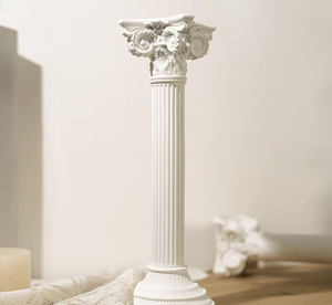 JY Sculptures de colonnes romaines de style européen Décorations pour la maison Accessoires de photographie Sculptures Modèles d'affichage de fenêtre Résine décorative - Product Image 1