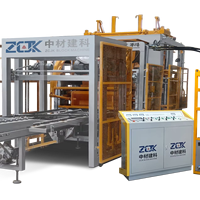 Machine de production de briques en béton ZC900 entièrement automatique contrôlée par un PLC Siemens, moteur hydraulique, haute efficacité, moteur PMSM+VFD