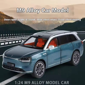 Modelo de Aleación M9 a Escala 1/24, Vehículo Todoterreno con Sonido y Luces, Simulación de Retroceso, Regalo Exquisito para el Día de San Valentín - Product Image 4