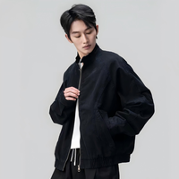 Blouson Bomber Classique Streetwear 2026 en Gros, Imperméable, Coupe-Vent, Fermeture Éclair, Logo Avant, Manteau de Pilote pour Hommes, Broderie ODM