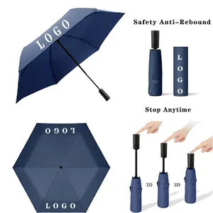 Quality Premium High Quality Umbrella Manufacturer Automatic Auto Open And Close 3 Fold Ladies Women Umbrellas For The Rain