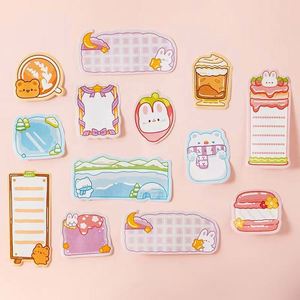 Creative Cartoon Shaped Sticky Notes Set High Aesthetic Cute <b>Memo</b> <b>Pads</b> for School Back-to-School Essentials - Product Image 3