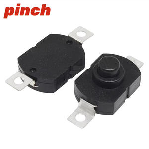 Interruptor de Botón Pulsador KAN-28 6A 24VDC SPST de Montaje en Superficie, Miniatura, Negro - Product Image 4