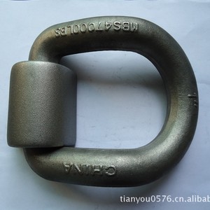 Forged D Ring D3006 Carbon Steel Zinc Plated Class C Level 4.8 For Connect Use - Product Image 5