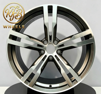 KFB 20x8.5 20x9.5 PCD 5x112 Binek Otomobil Jantları, Sedan ve Coupe Uygulamaları için Çift 5 Kollu Dövme Alaşım Jantlar