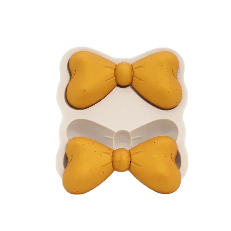 Bow Tie Silicone khuôn cho sô cô la fondant Jelly kẹo bánh trang trí Baking công cụ Bow-Knot nhựa nghệ thuật khuôn mẫu phụ kiện