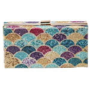 Pochettes de soirée en métal faites à la main pour femmes, sacs cabas dorés et argentés, sacs à main de fête, perles, styles tendance, achetez - Product Image 4