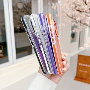 Funda Transparente Magnética con Cambio de Color Degradado para <span class=keywords><strong>Redmi</strong></span> <span class=keywords><strong>Note</strong></span> 15 Pro+ 5G 13 14 Pro 4G, Carga Inalámbrica, Resistente a Golpes - Product Image 4