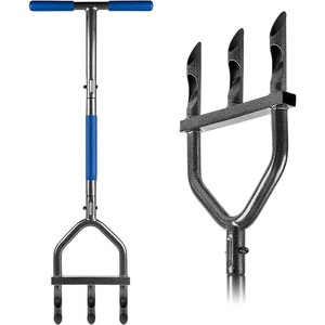 <span class=keywords><strong>Manual</strong></span> de alta resistencia, aireador de césped de 3 núcleos, herramienta de núcleo, pendiente superior, medio ranurado, dientes huecos, enchufe, núcleo, herramienta de mano de jardín para patio de suelo - Product Image 1