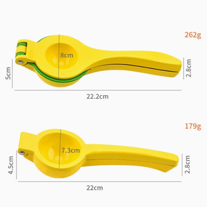 Prensa exprimidora Manual de frutas de aleación de aluminio dos en uno con Clip de limón de doble capa multiusos - Product Image 3