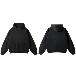 Sudaderas con Capucha de Otoño para Hombre, de Alta Calidad, Felpa Gruesa, 100% Algodón, Logotipo Personalizado Impreso, Bordado Sólido, Venta al Por Mayor - Product Image 3