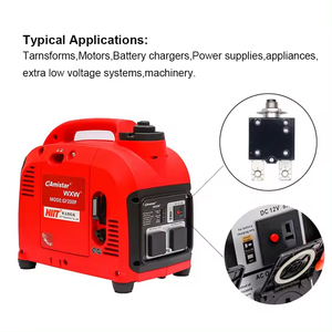 KUOYUH 10A-80A переключатель термического выключателя 40 ампер кнопочный протектор перегрузки 50 В DC сбрасываемый автоматический выключатель - Product Image 6