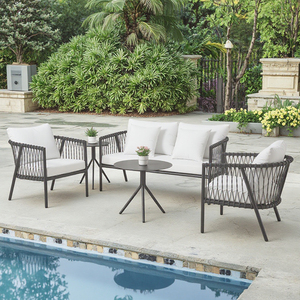 Canapé <span class=keywords><strong>de</strong></span> <span class=keywords><strong>jardin</strong></span> confortable pour patio, mobilier <span class=keywords><strong>de</strong></span> <span class=keywords><strong>salon</strong></span> extérieur - Product Image 2