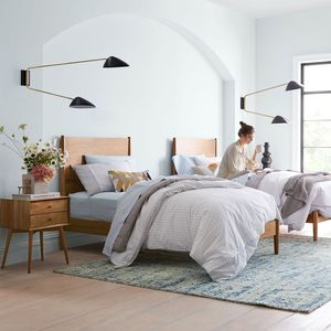 Lampada da Parete Unica in Ottone Stile Mid-Century Simig Lighting <span class=keywords><strong>con</strong></span> Paralume Nero e <span class=keywords><strong>Braccio</strong></span> Orientabile a 2 Luci per Interni Domestici - Product Image 2