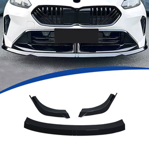 ลิ้นกันชนหน้า BMW แบบ 3 ชิ้น สีดำเงา ลายคาร์บอน ผิวด้าน สำหรับปี 2024 2026 ซีรีส์ 2 ซีรีส์ 1 รุ่น F70 F74 - Product Image 1