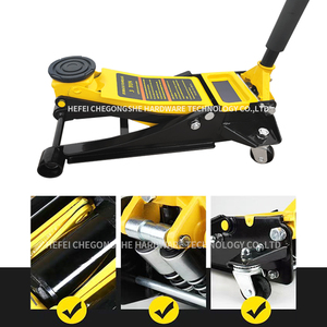 Cric de levage bas profil 3 tonnes en acier robuste à double pompe rapide K497 - Product Image 5
