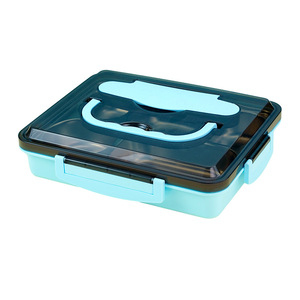 Stainless Steel Divided <b>Lunch</b> <b>Box</b> Rectangle Microwave Safe Portable For Office Workers And Students - Product Image 1