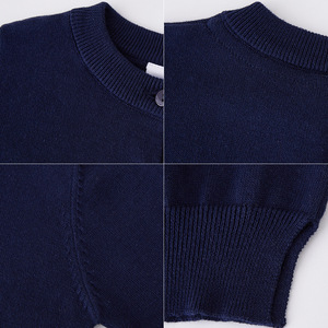 Nouveau Cardigan Personnalisé à Manches Longues pour Filles et Garçons de Maternelle, Grande Taille, Hauts d'Uniforme Scolaire Printemps, Pulls Tricotés - Product Image 6