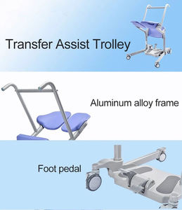 Andador de aluminio para discapacitados, personas mayores, ayudas para caminar de pie para adultos discapacitados - Product Image 5