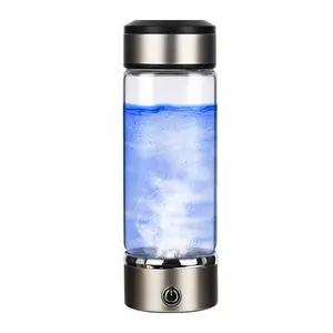 Stainless Steel Hydrogen-Rich Water Bottles Electric USB/Battery Hydrogen Water Generator Household Outdoor Hotel Car Use