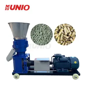 pellet press animal feed processor farming 220v machine a granules de biomasse 4km/h grinder pellet