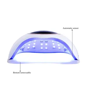Beauty Salon Manufacturer Automatic Sensing 168w 54LEDS <strong>Pedicure</strong> Lamp Nail Polish Curing <strong>Dryer</strong> for Two Hands - Product Image 3