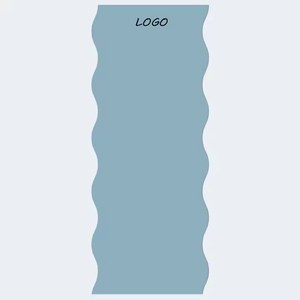 Venta al por mayor antideslizante TPE Yoga Mat respetuoso con el medio ambiente antideslizante forma ondulada para el entrenamiento-Venta al por menor disponible - Product Image 4