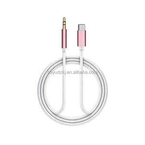 Câble audio Type-C vers 3,5 mm, cordon auxiliaire blindé tressé plaqué or pour smartphones, enceintes, autoradios et systèmes home cinéma - Product Image 2